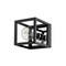Z-Lite Kube 1 Light Wall Sconce, Matte Black 480-1S-MB-CH - alternate 4